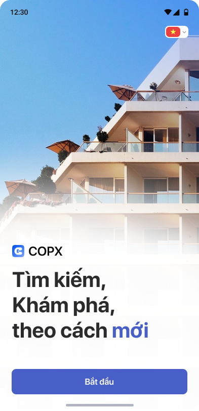 Giao diện ứng dụng COPX
